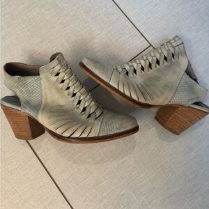 Free People Light Blue Booties